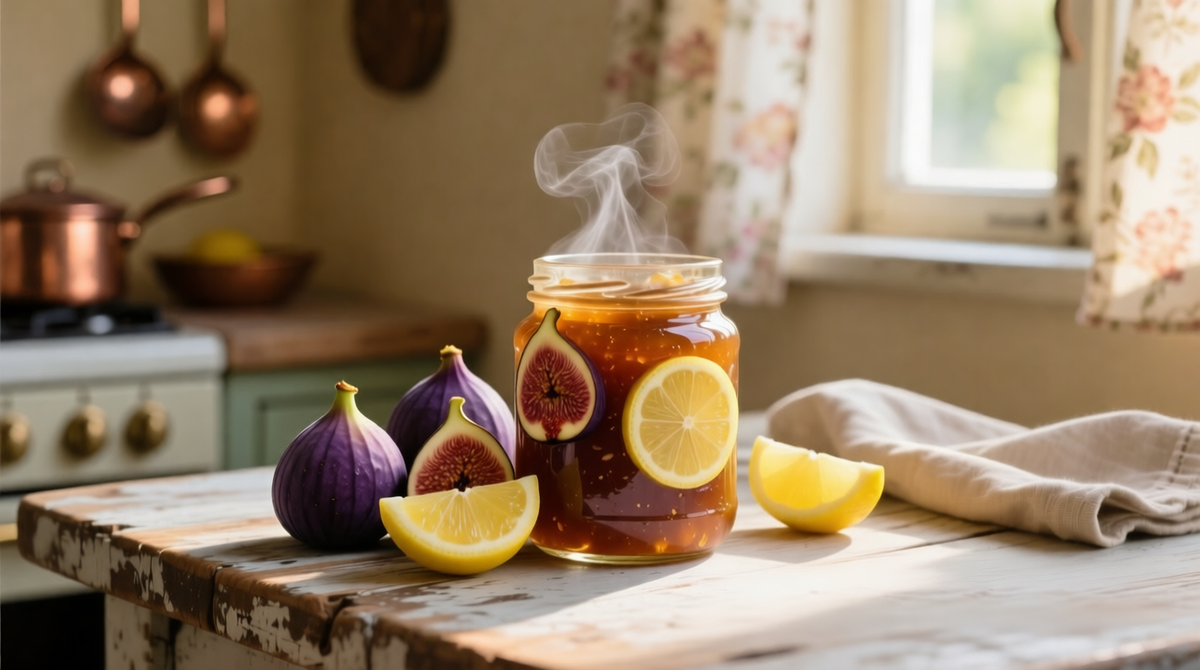 Инжирное варенье с лимоном