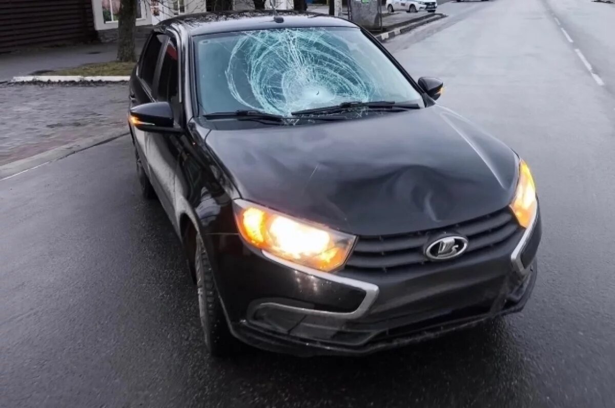    Водитель Lada Granta сбил пешехода в брянском Новозыбкове