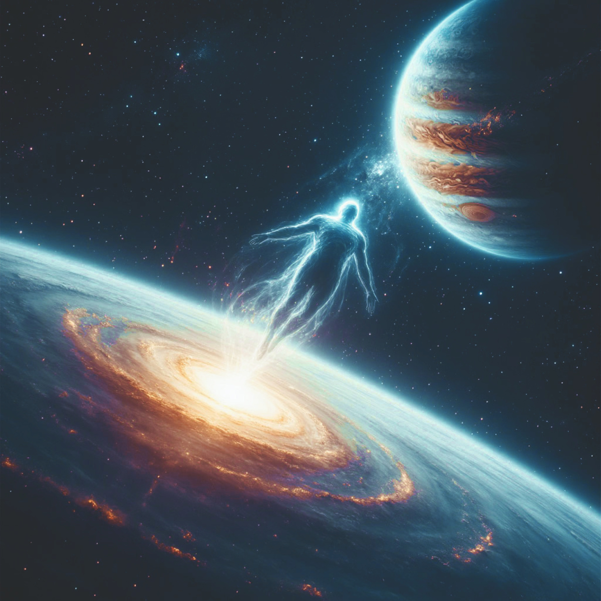 Юпитер — это гигантский межзвёздный терминал, через который проходят потоки сознания и энергии.