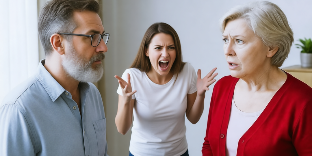 — То, что вы родители моего мужа, ни о чём не говорит!