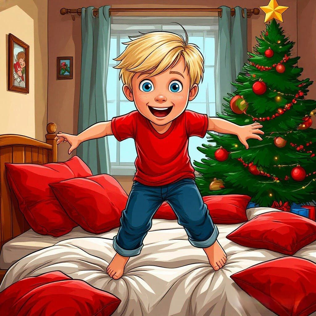 Сначала Кевин в восторге от внезапной свободы: он ест пиццу, смотрит запрещённые фильмы, гуляет по дому и наслаждается отсутствием родителей