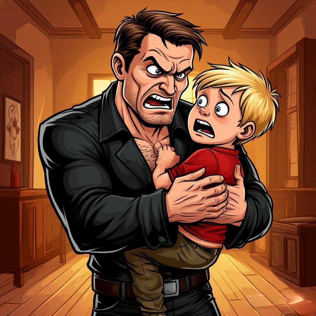 Каждая сцена - комедийный боевик, где один ребёнок умело обыгрывает взрослых преступников.