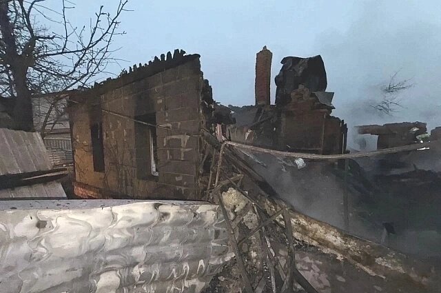    От дома остался только остов. Фото: Прокуратура Волгоградской области