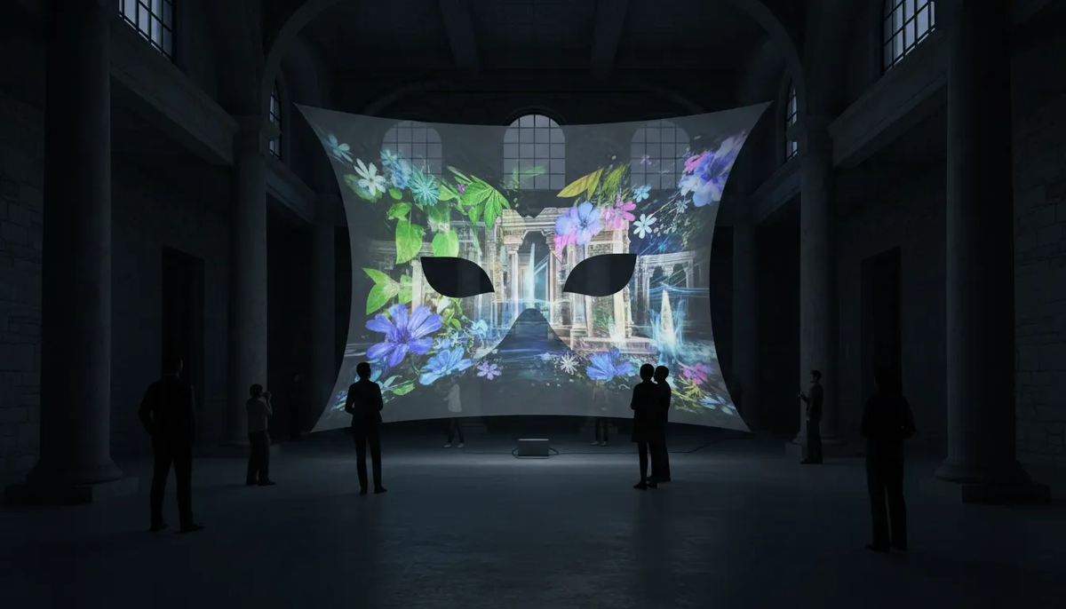 Проекционные 3D сетки для музейных инсталляций 