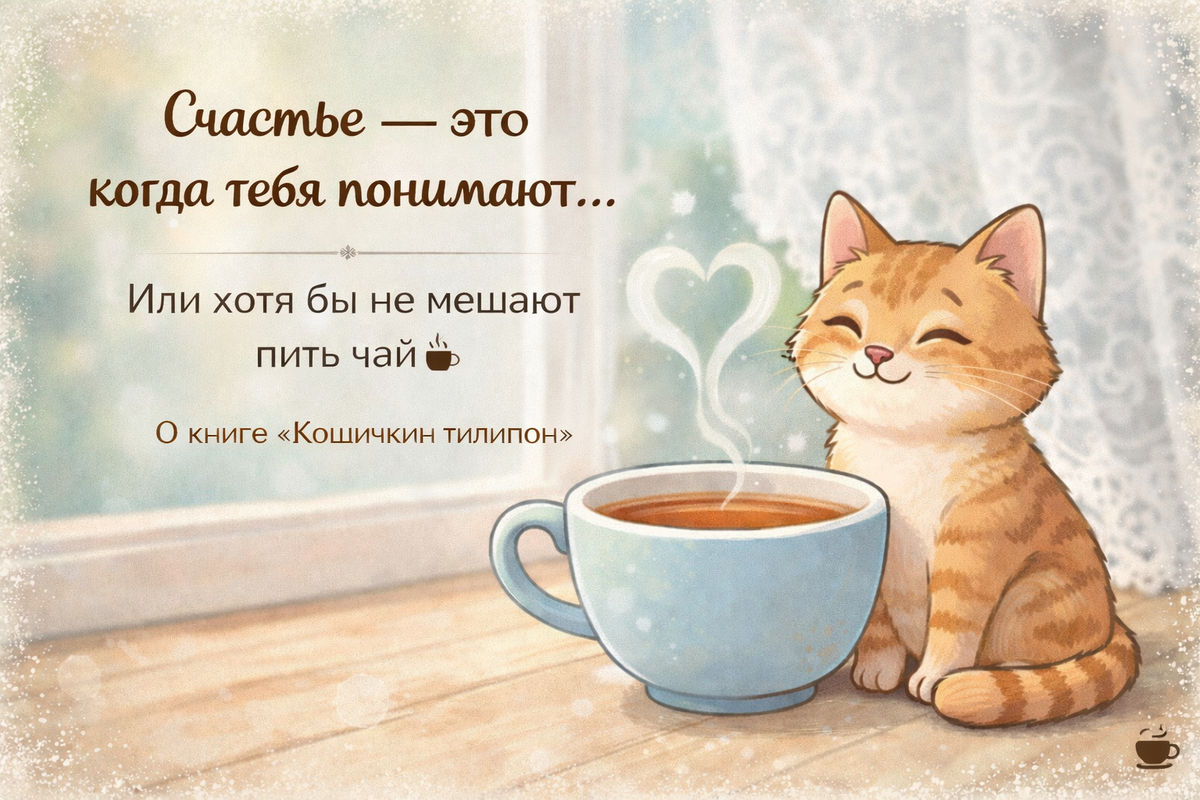 «Кошичкин тилипон»: как пушистые философы учат нас радоваться жизни ❤️