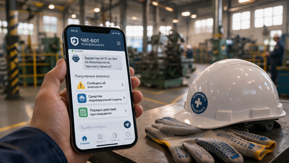 Безопасность становится частью рабочего дня, а не формальностью раз в год: бот подсказывает, спрашивает и фиксирует результат