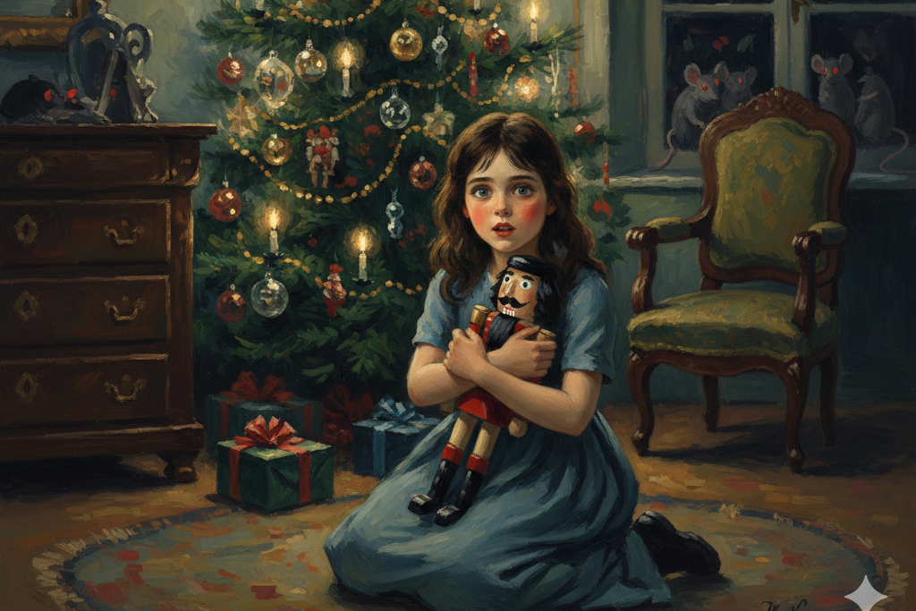 Немного лихорадочная Мари в интерпретации нейросети Nano Banana