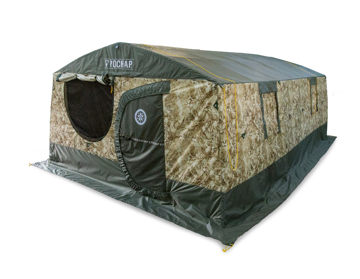 Aрмейская баня - палатка Роснар Р-636 М2. Расцветка "Фирменный камуфляж"
