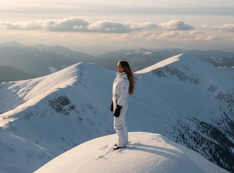 Цвет Cloud Dancer в одежде для активного отдыха