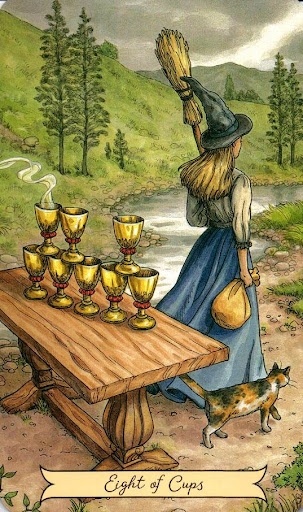 8 кубков таро everyday witch tarot