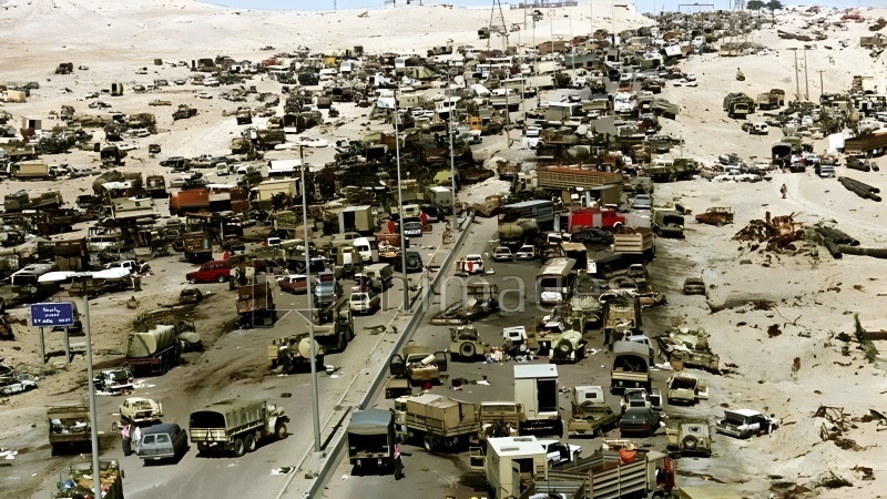 Шоссе смерти — иракская военная техника после вторжения американских и британских войск