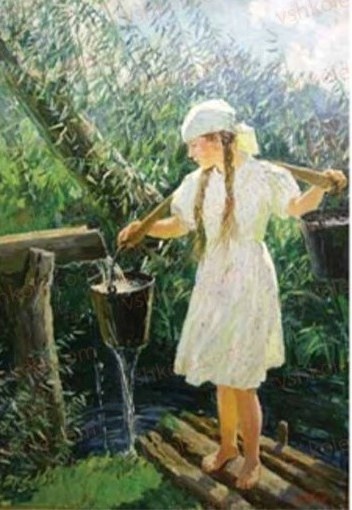 А.А.Пластов "Родник"