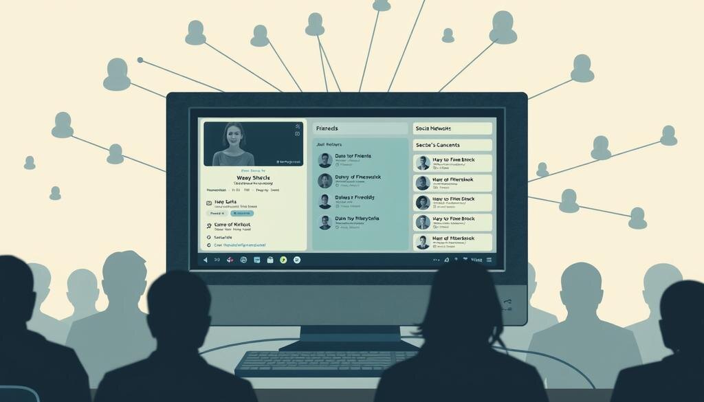    Изображение первой социальной сети без текста