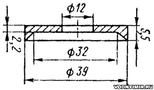 Шайба под гребной винт
