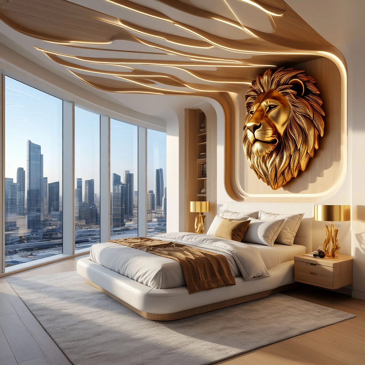 Спальня для Львов. Дизайн интерьера сиудия АрхиКомфорт