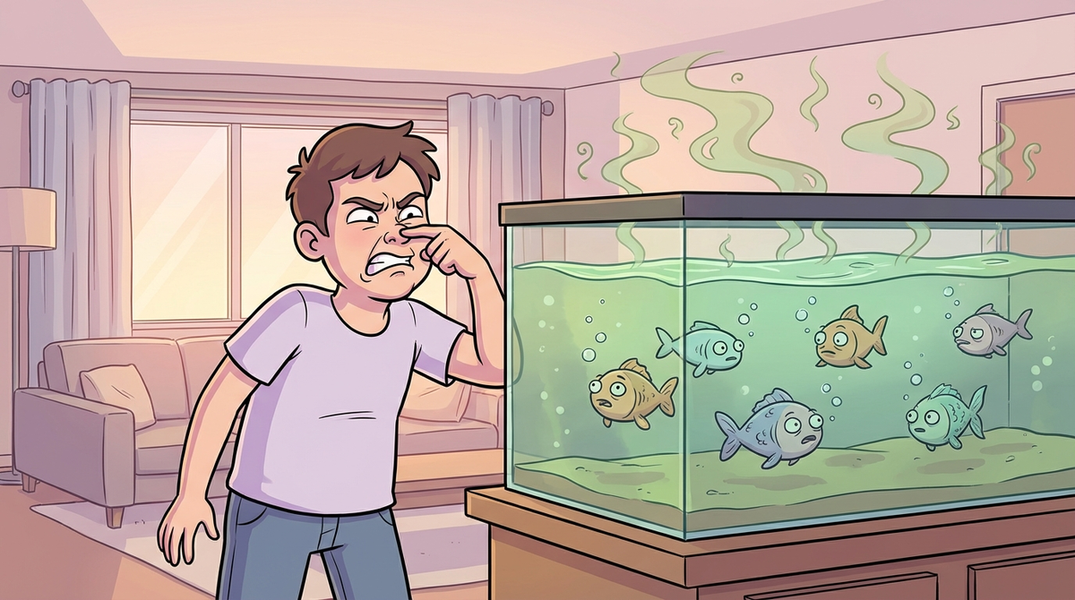 Аквариум пахнет 5 ошибок, которые чаще всего делают новички