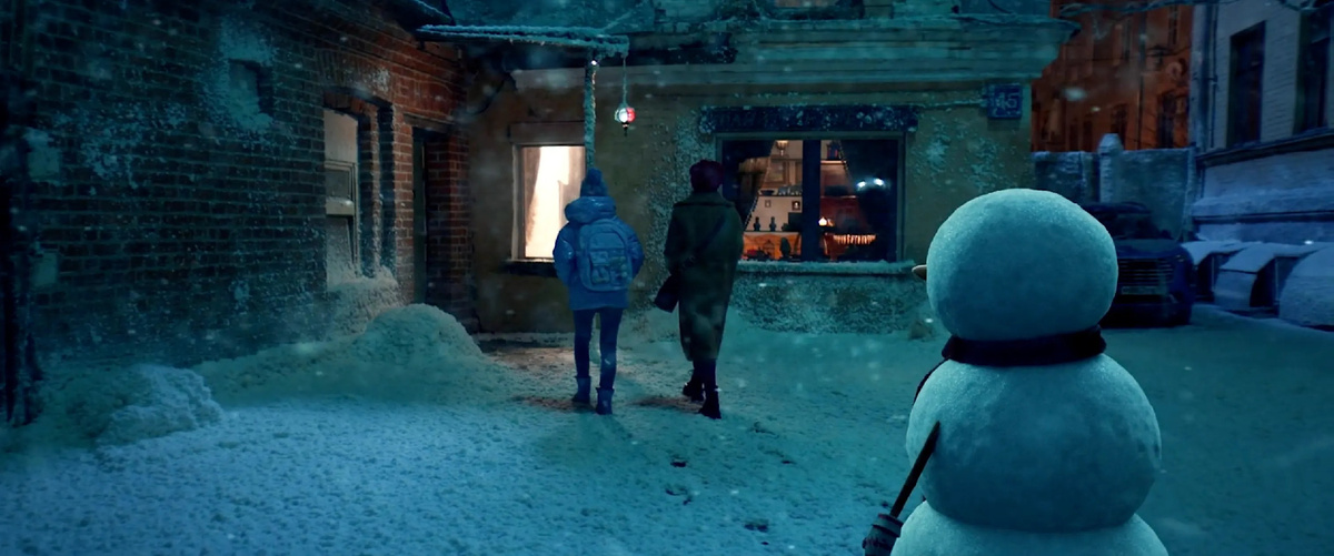 Кадр из фильма «Снеговик»