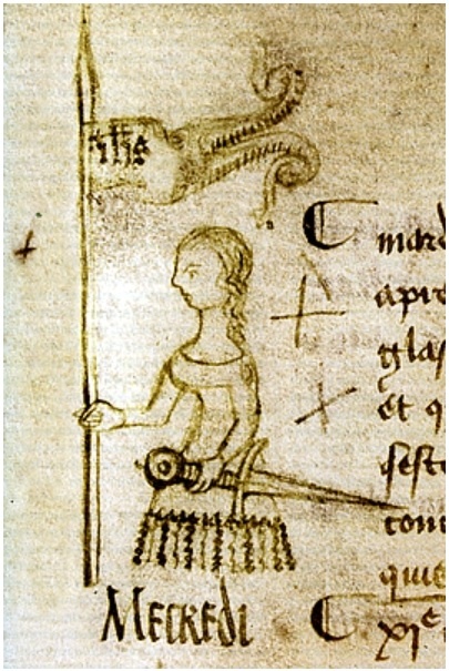 Рисунок Клемана де Фокамберга. 10 мая 1429 г.