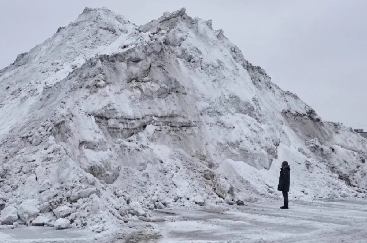    Миллион кубометров снега вывезли из Новосибирска с ноября