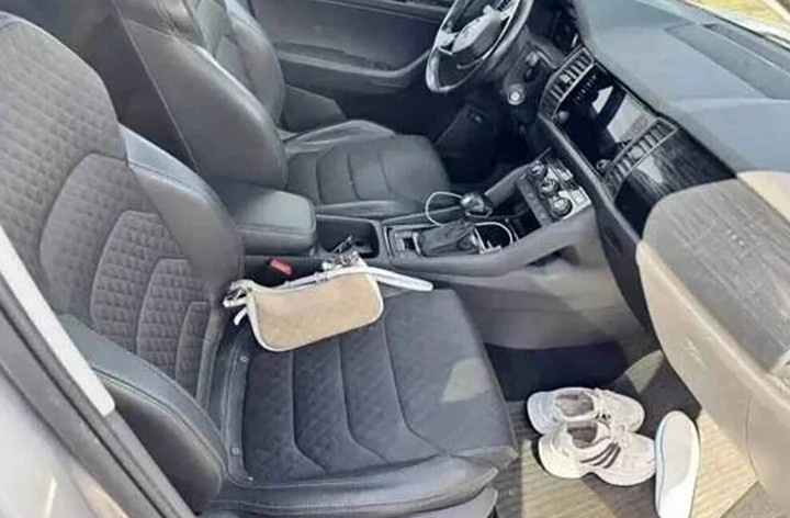    Автомобиль Усольцевых. ФОТО: СУ СК РФ по Красноярскому краю и Хакасии.