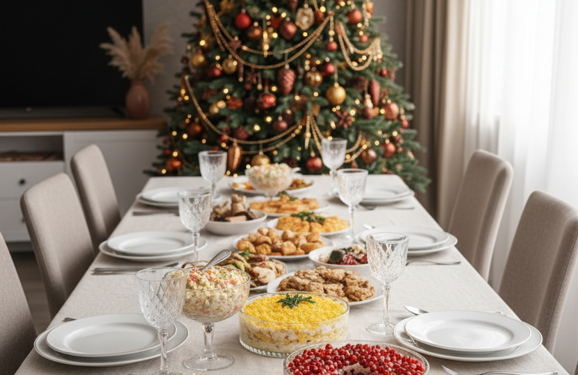 9 салатов на Новый год лошади 2025-2026, без которых не обойтись