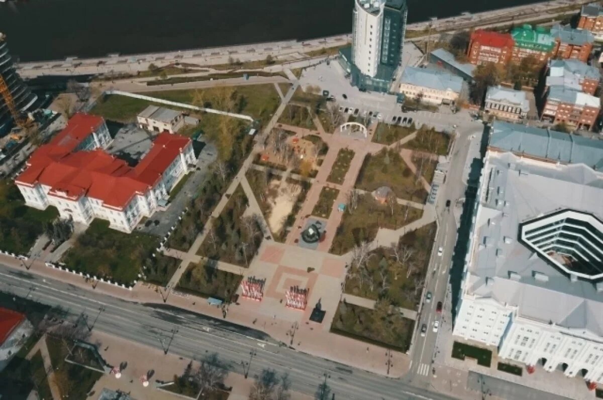    Площадь Борцов Революции в Тюмени обновят в 2026 году