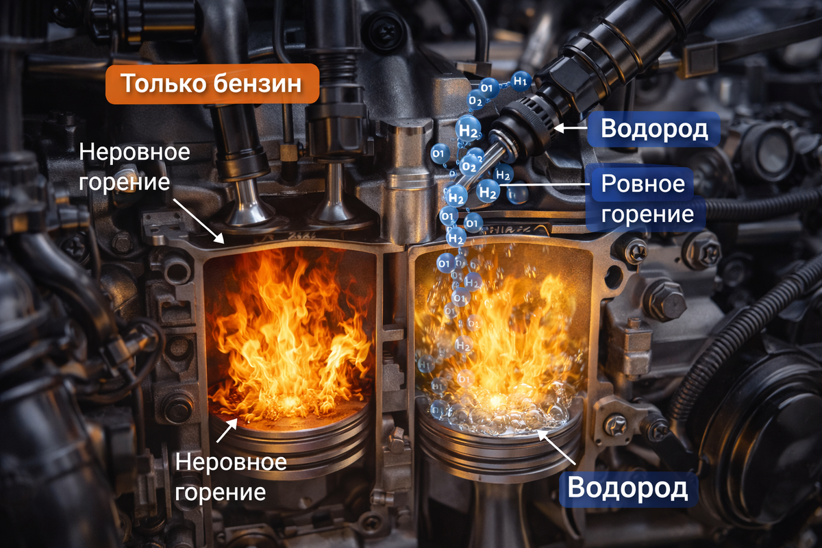 Двигатель автомобиля теперь будет работать стабильнее и как этому помогает водородный генератор