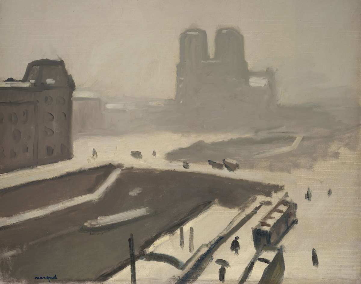     Альбер Марке «Собор Парижской Богоматери зимой»