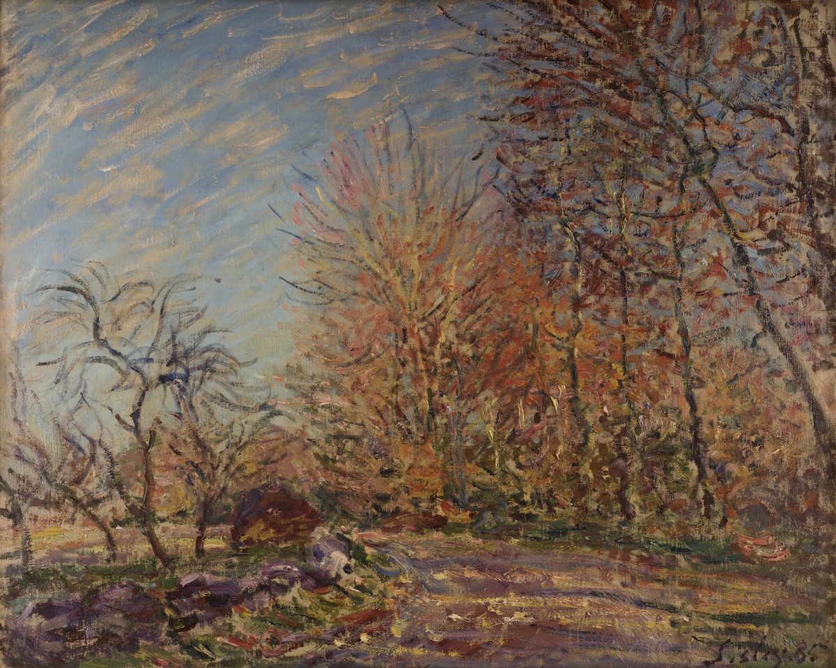     Альфред Сислей «Опушка леса в Фонтенбло»