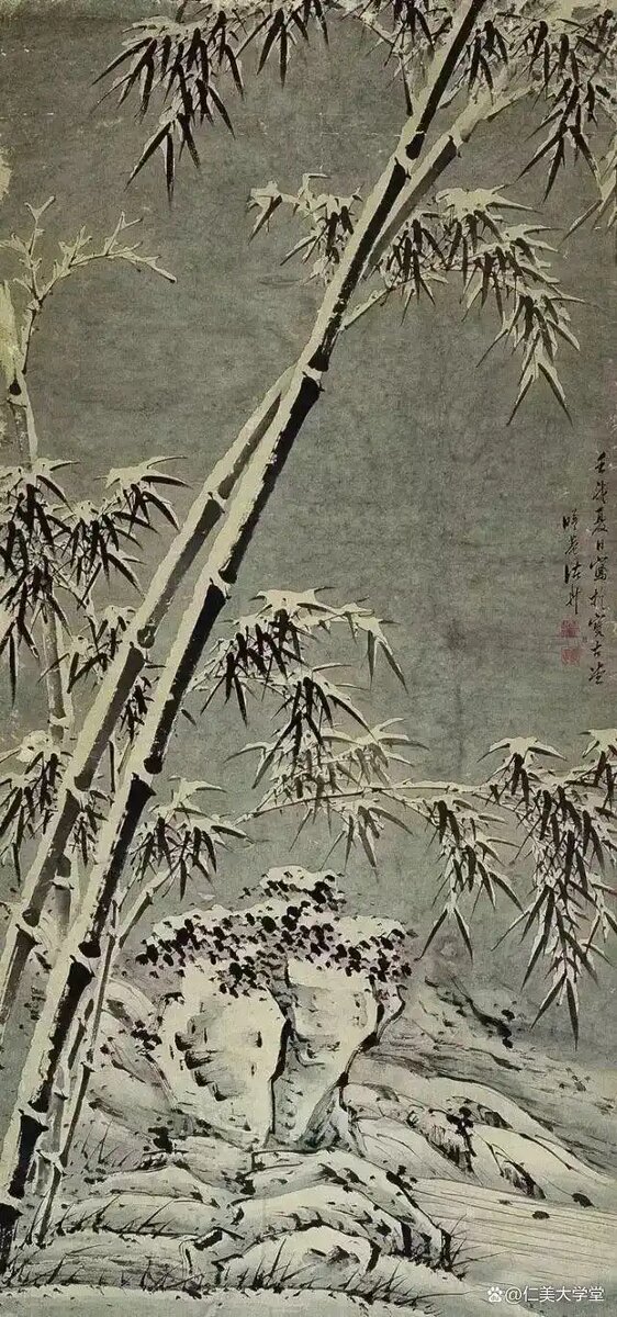 Чжу Шэн (诸升, ок. 1615-1673) — художник поздней Мин и ранней Цин -специализировался на изображении бамбука, включая снежный бамбук (雪竹); его работы отличаются тонкостью линии и глубоким пониманием структуры растения.