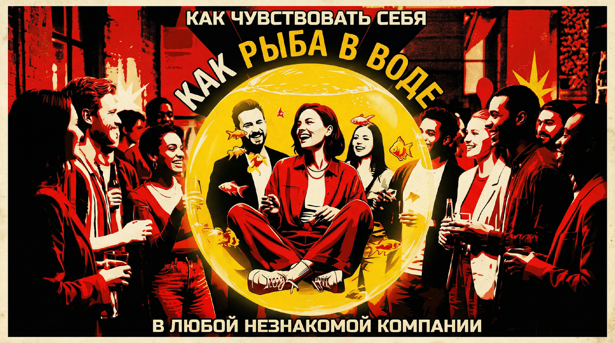 Как рыба в воде в любой незнакомой компании