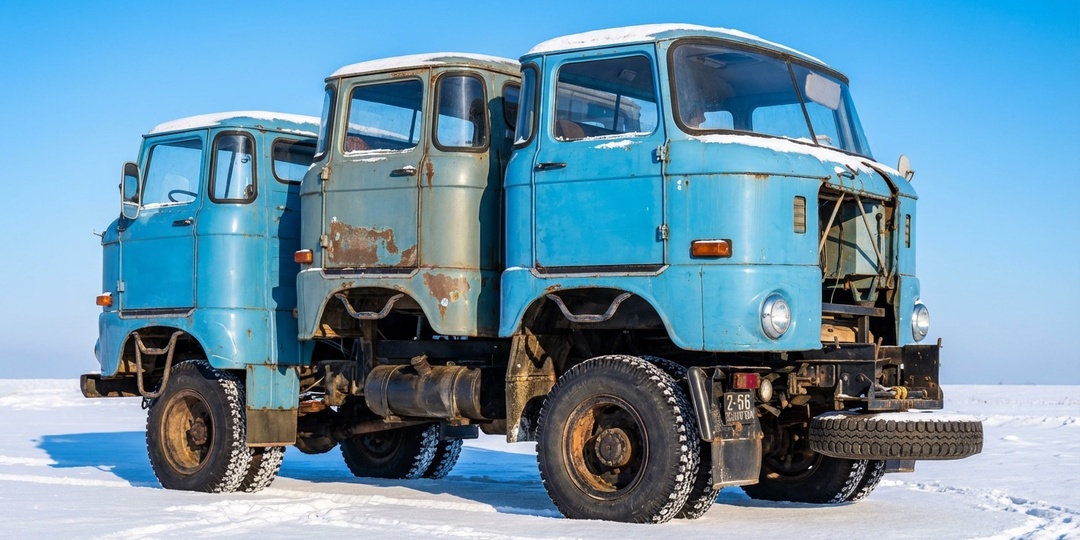 Зачем немцы поставили три кабины на одну раму? Самый странный проект ГДР, который видели в СССР