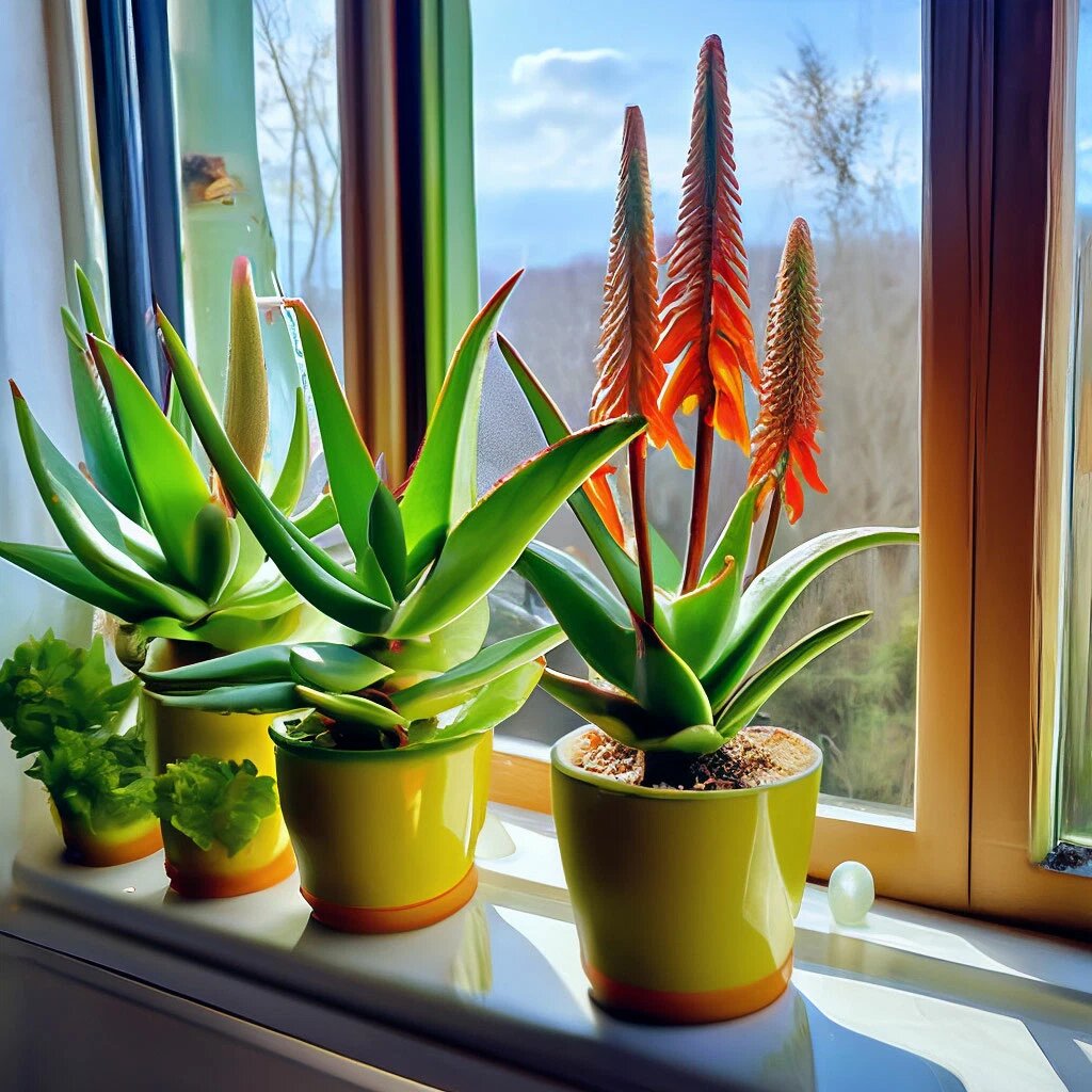 Вот так цветет алоэ 