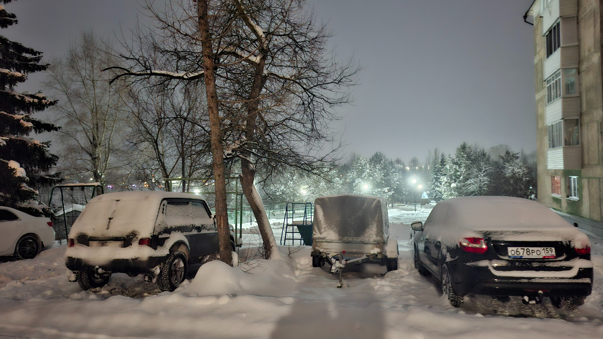 Все в снегу!