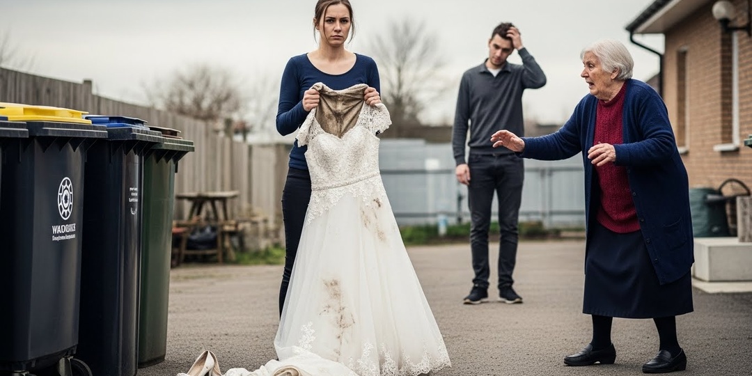 «Вы выбросили моё свадебное платье в мусор и прошлись по нему ногами» — я посмотрела свекрови в глаза так, что....