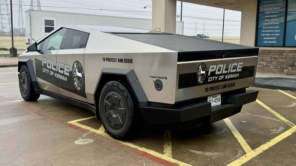 Tesla Cybertruck.📷Фото: Kemah Police Department