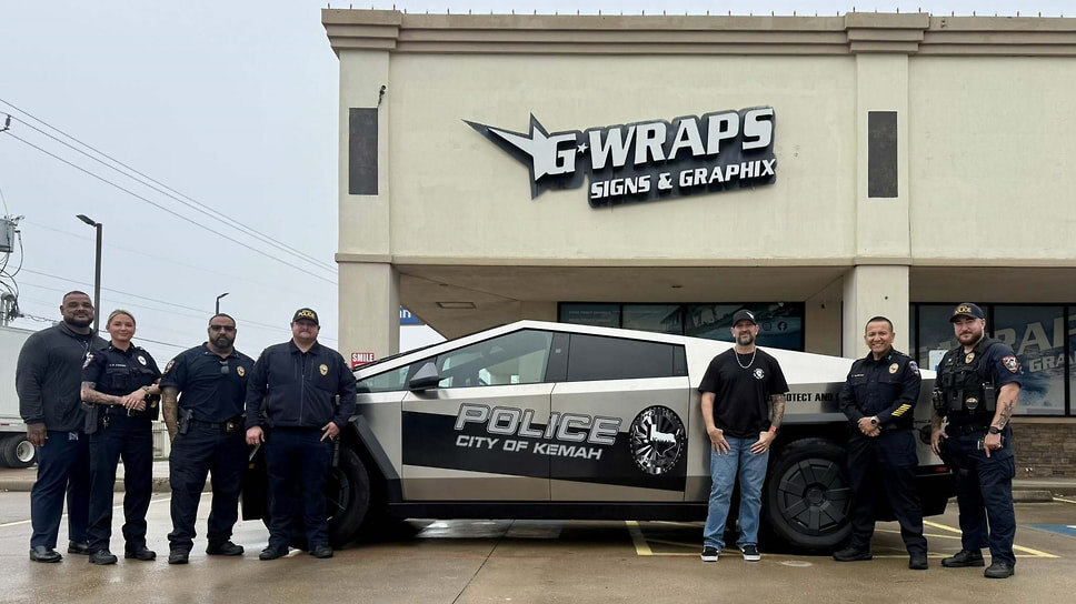 Tesla Cybertruck.📷Фото: Kemah Police Department