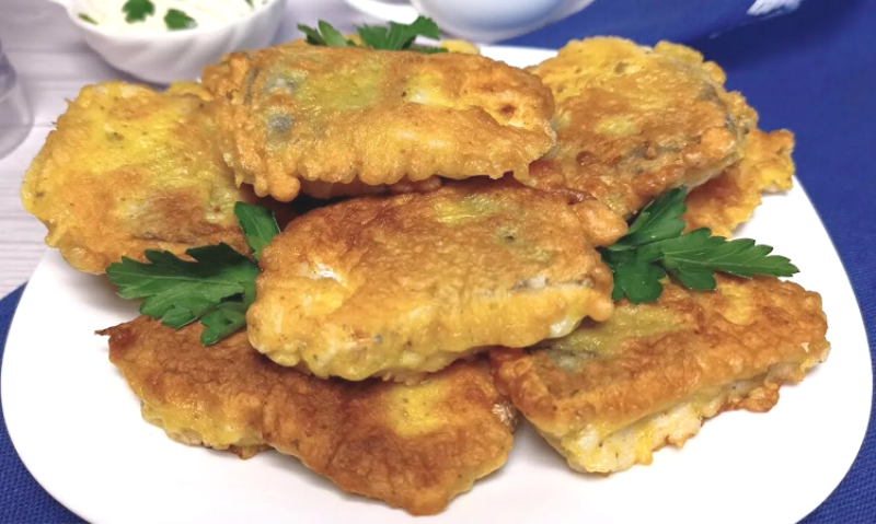 Судак в кляре