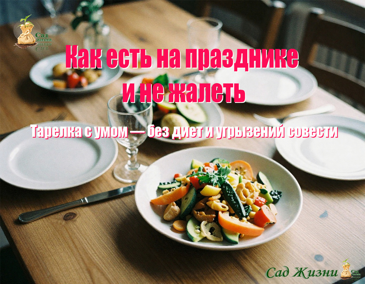 Можно ли поесть на празднике и не пожалеть? Как собрать тарелку с умом