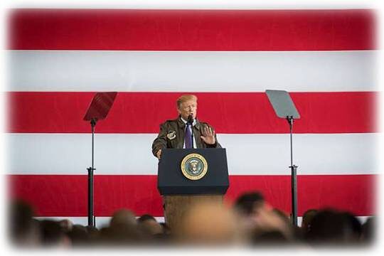    Дональд Трамп обратился к нации