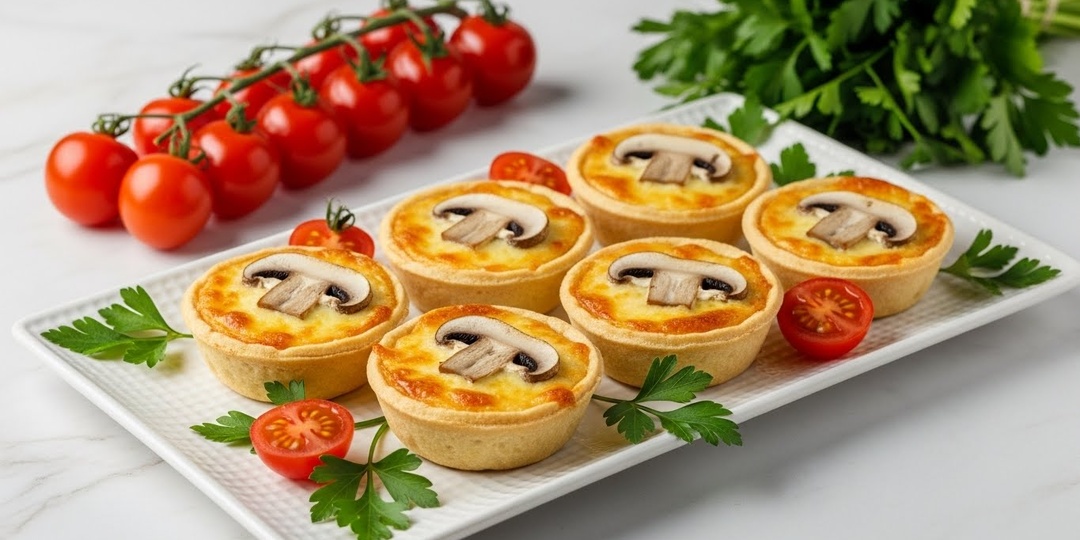 Грибной жульен в тарталетках: закуска, которая первой исчезает со стола.