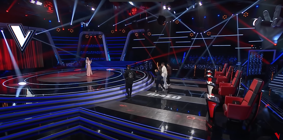 Выступление на голосе