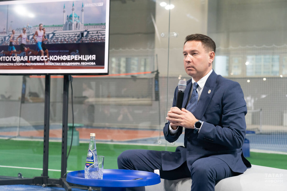 Владимир Леонов отметил, что за 2025 год Татарстан провел более 70 крупных спортивных событийФото: © Салават Камалетдинов / «Татар-информ»