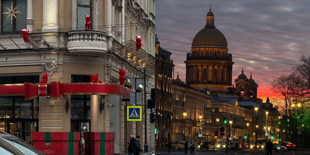 Где в Петербурге чувствуется Новый год, даже если нет снега?