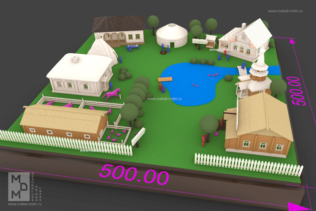 Созданная ЗД модель