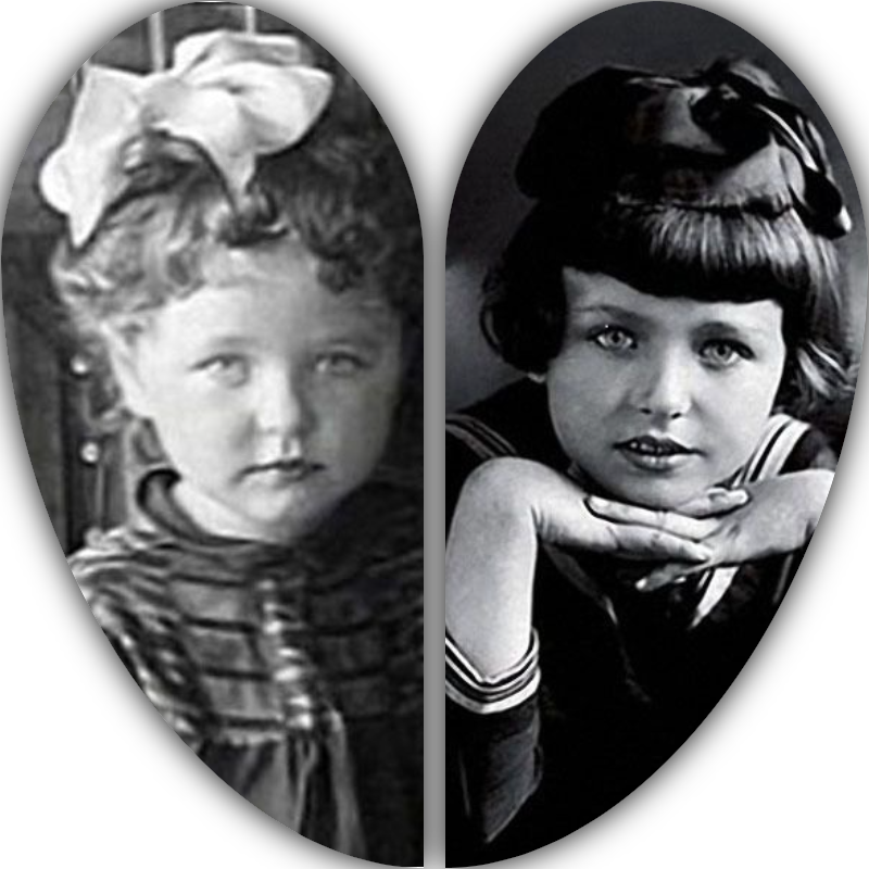 Наталья Фатеева. Детство. Коллаж. Гримерка