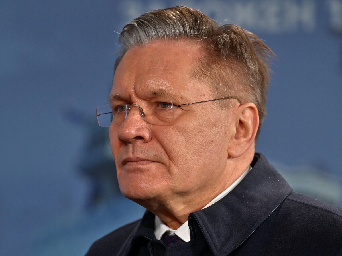    Генеральный директор госкорпорации "Росатом" Алексей Лихачев на церемонии закладки атомного ледокола "Сталинград" в Санкт-Петербурге | © РИА Новости / Алексей Даничев