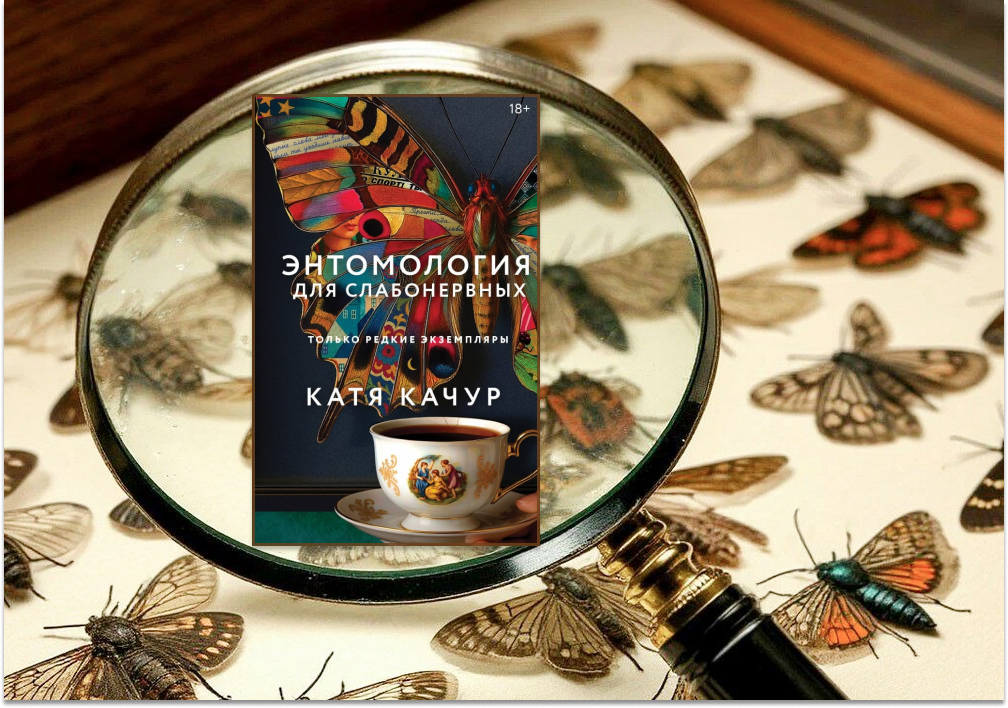 "Энтомология для слабонервных" Катя Качур, роман в рассказах. издательство: Эксмо, 2025. 