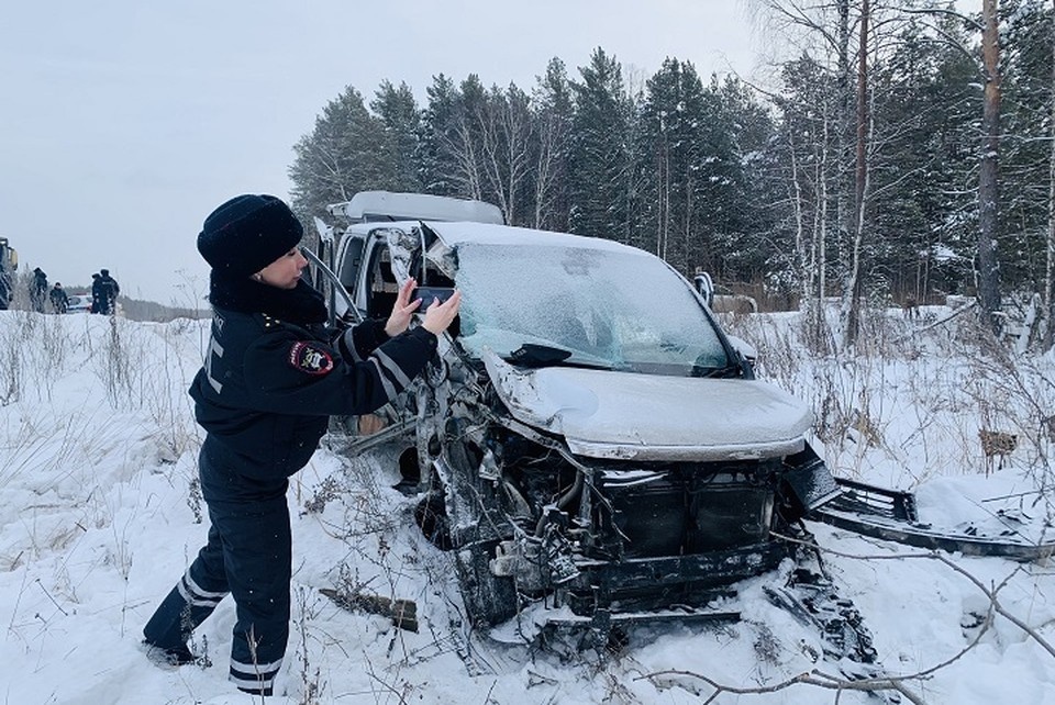    В аварии пострадали три человека. Фото: Госавтоинспекция Свердловской области