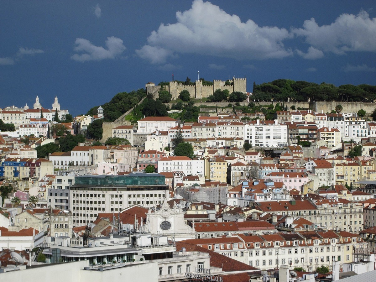 замок святого Георгия сейчас - наглядная визуализация того самого «косогора»